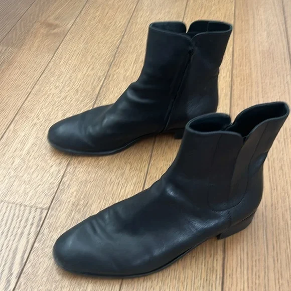 Loeffler Randall Ronnie Slim Tall Ankle Boots with Welt Size 11.5
